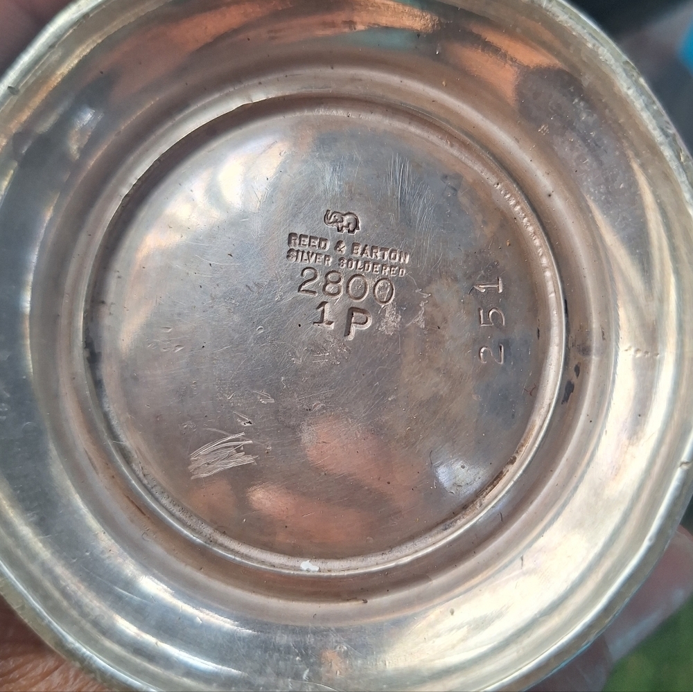 Vintage Reed & Barton Silver Plated Marked 2800 1P Collector  Pce.Lidded Pitcher - Picture 5 of 9